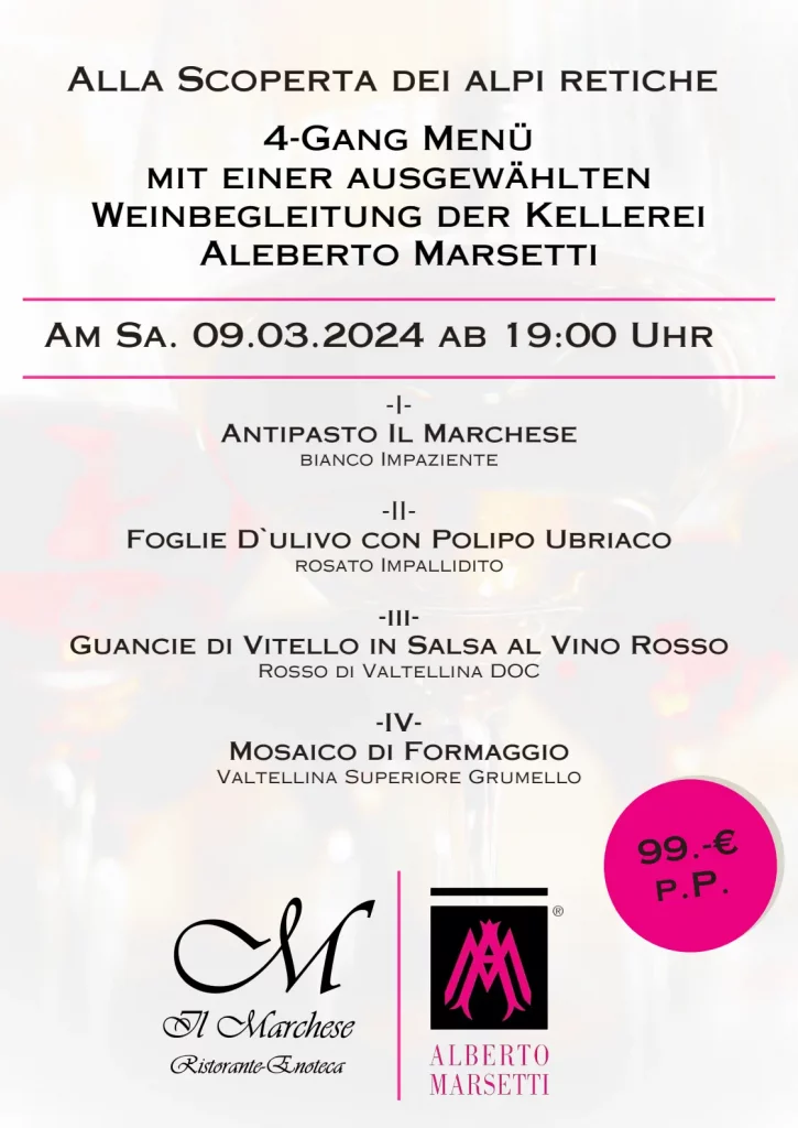 Weinprobe Marsetti